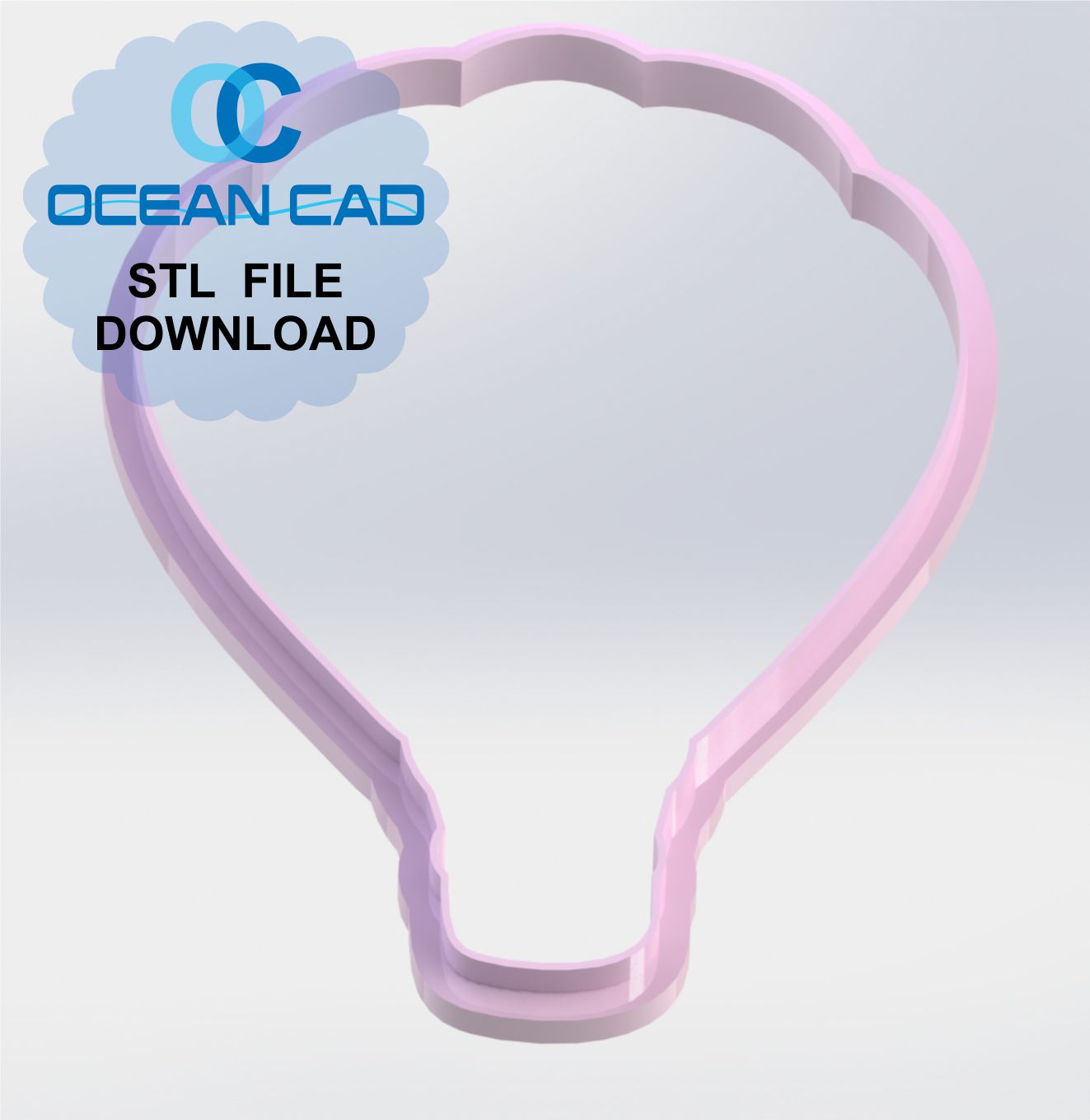 Air Balloon Cookie Cutter