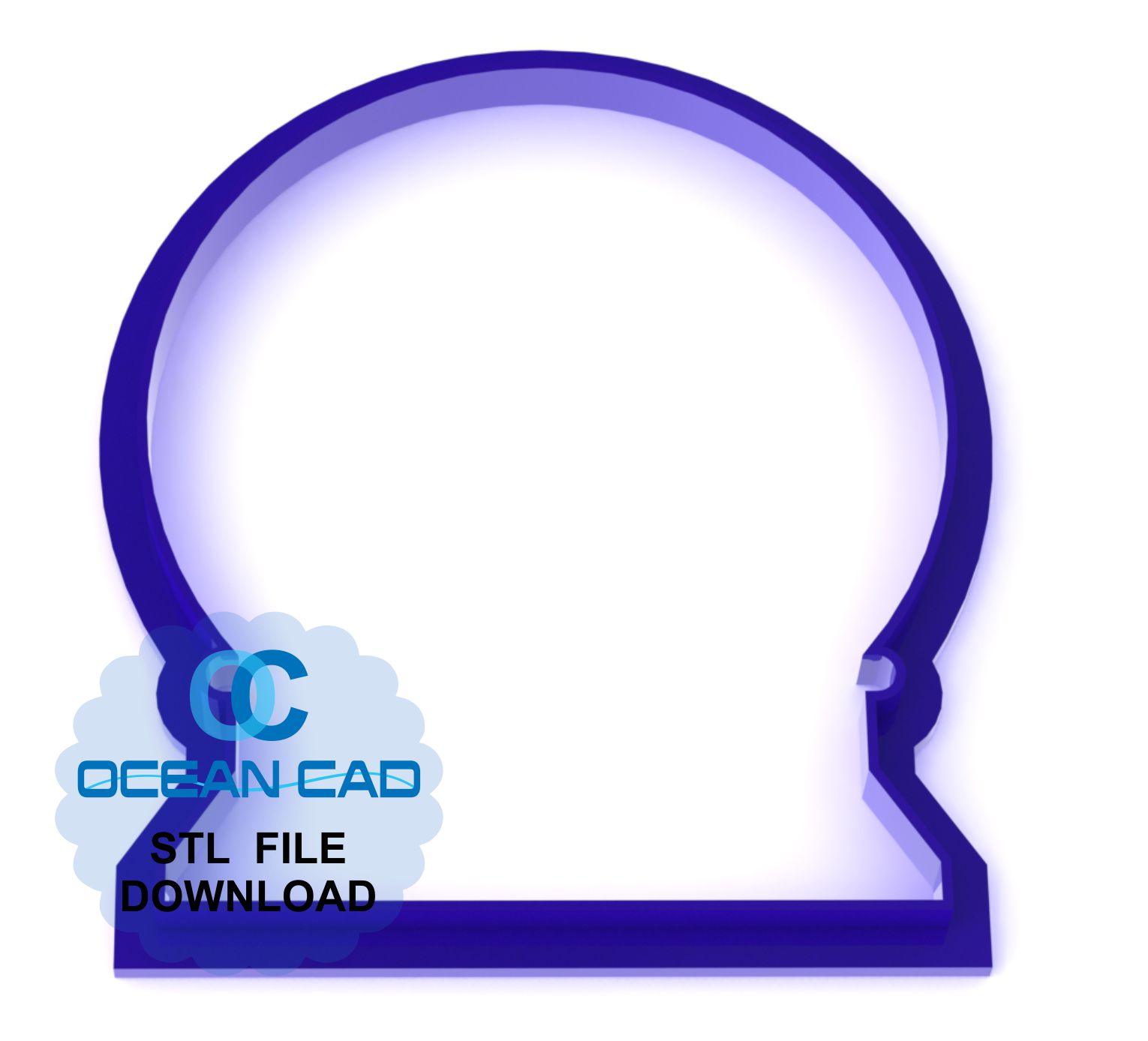 Snowball Cookie  Cutter