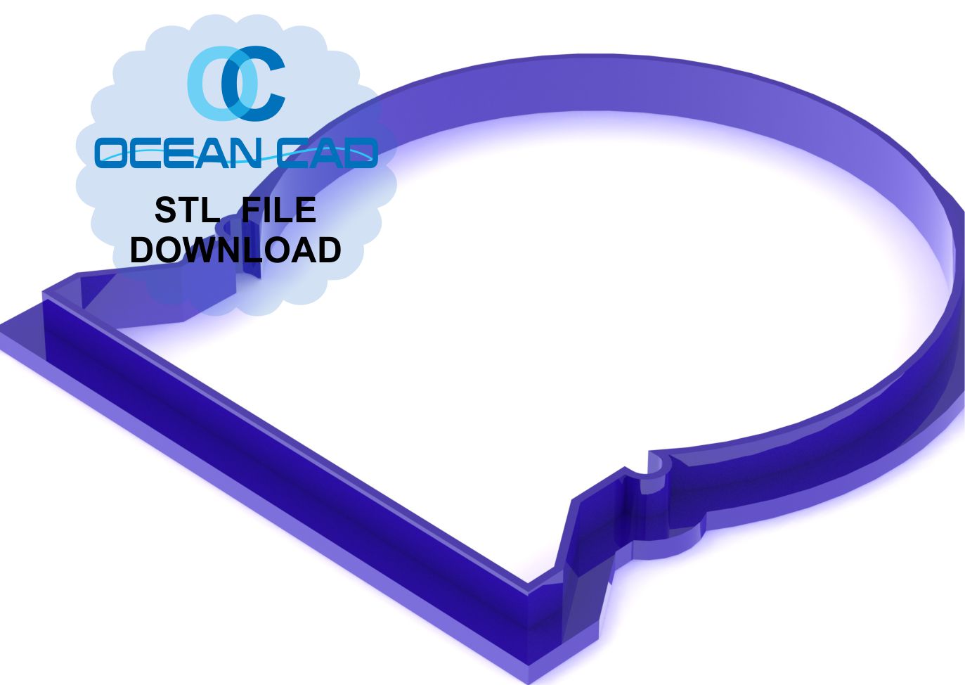 Snowball Cookie  Cutter - Image 2